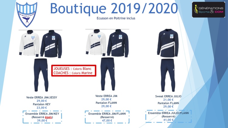 La boutique du GF !
