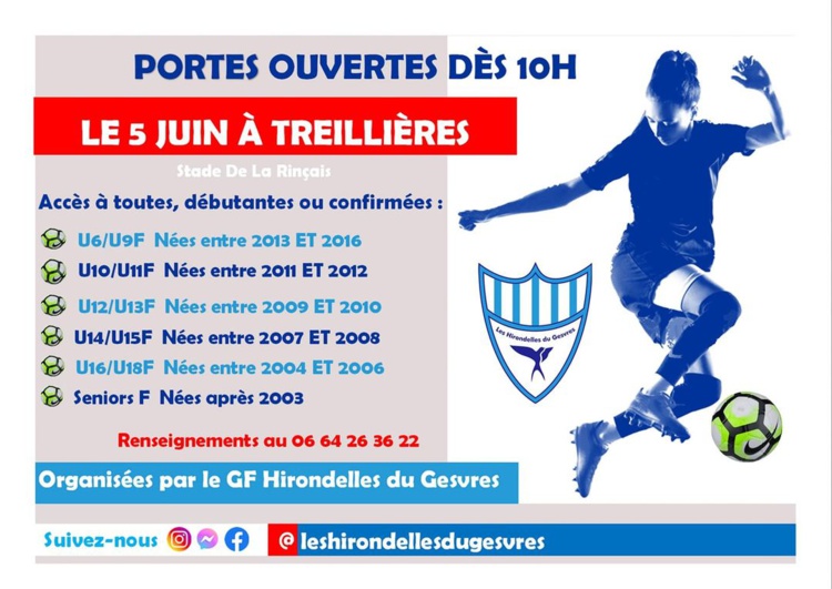 Porte ouverte du Groupement Féminin !