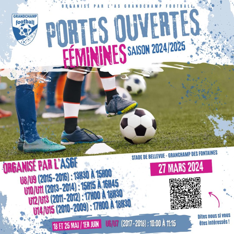 PORTES OUVERTES FEMININES 2024-2025 !