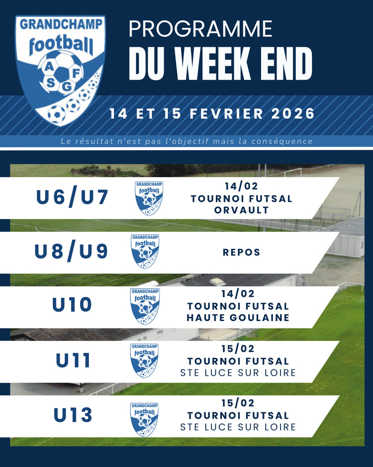 AGENDA DU WEEKEND AGENDA DU WEEKEND