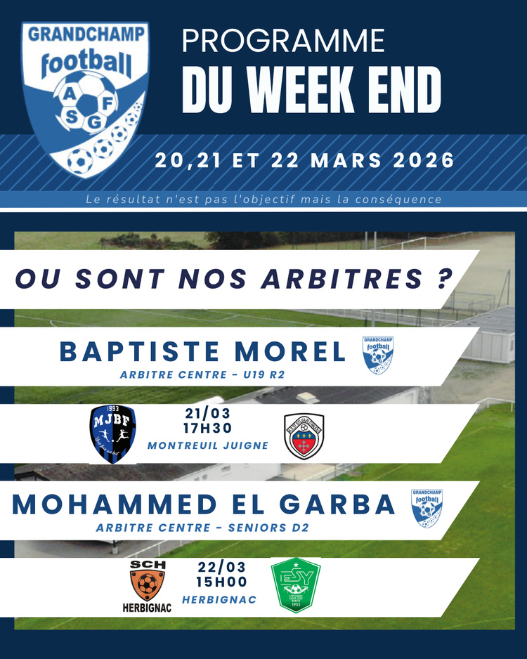 AGENDA DU WEEKEND 20,21 ET 22 MARS 2026 AGENDA DU WEEKEND 20,21 ET 22 MARS 2026