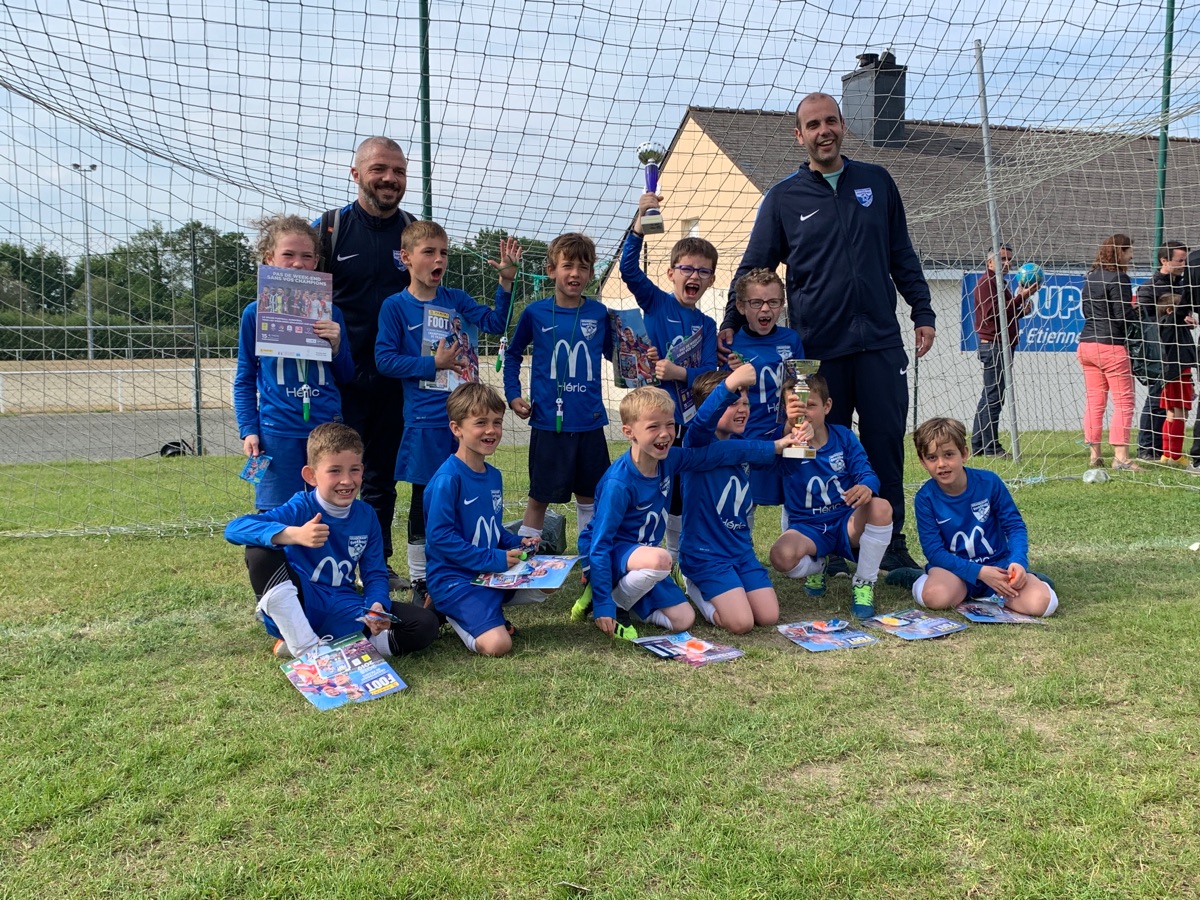 Magnifique prestation des U8 au Tournoi du Temple de Bretagne