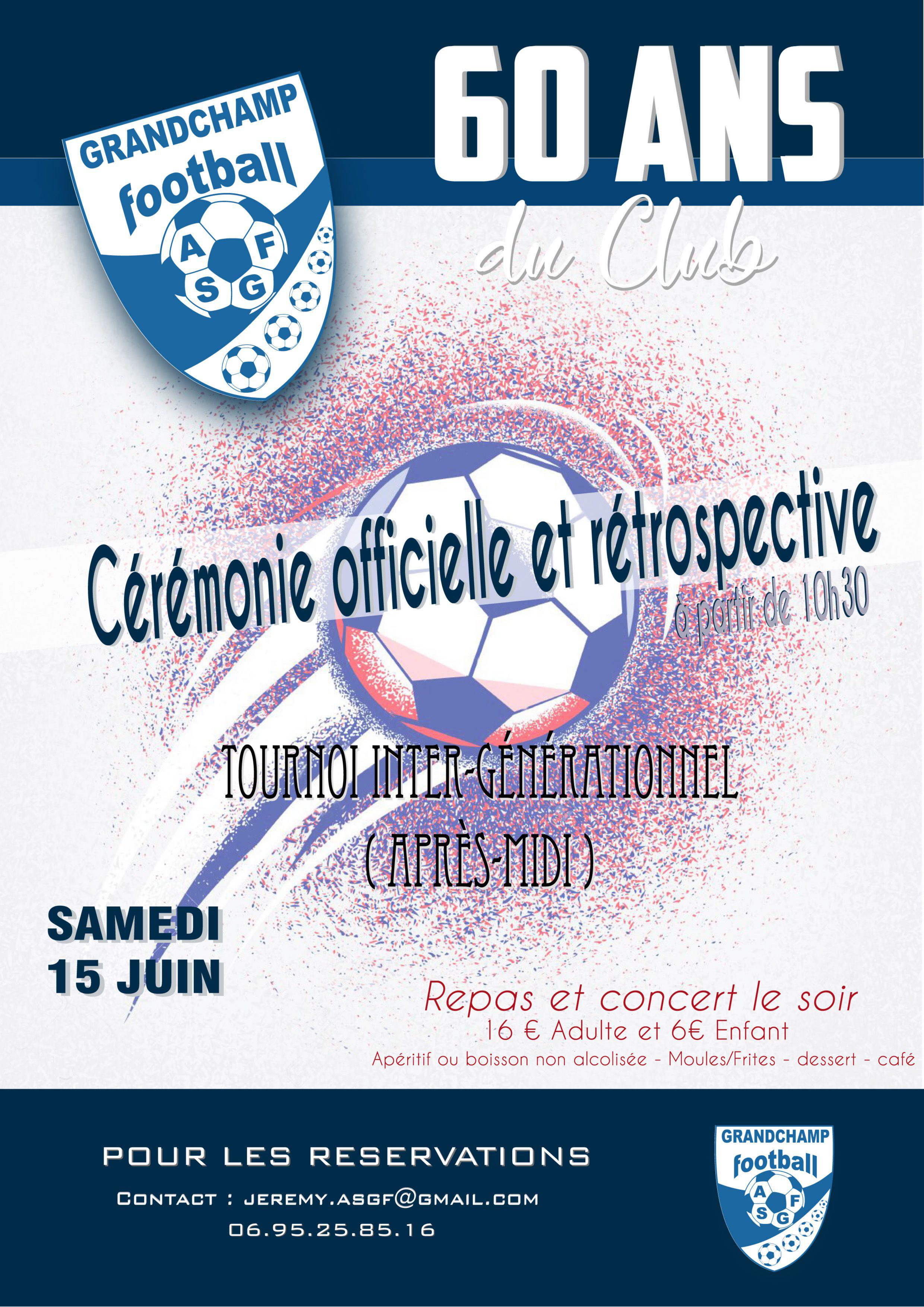 Apres le Trophée des Fontaines, les 60 ans du club