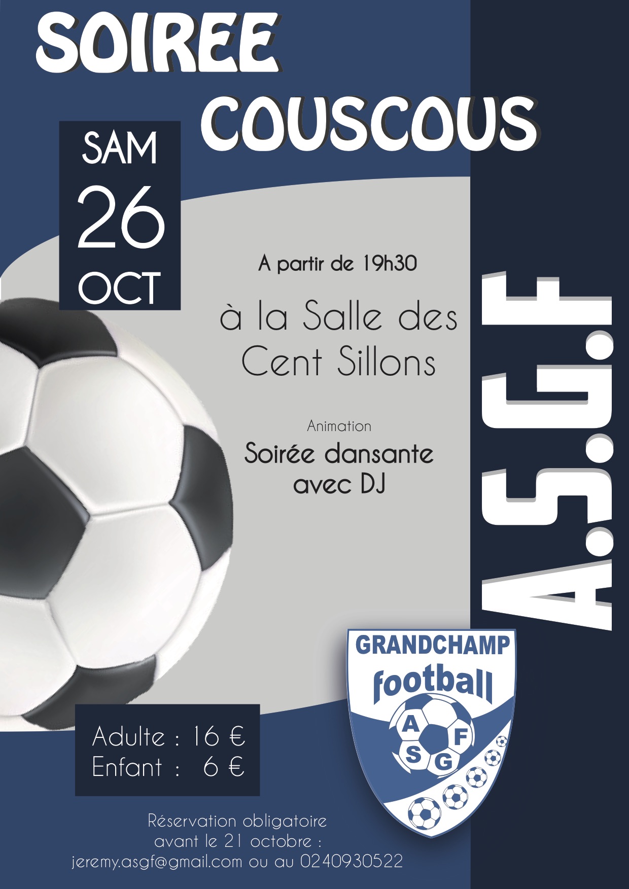 Soirée du Club le 26 octobre 2019