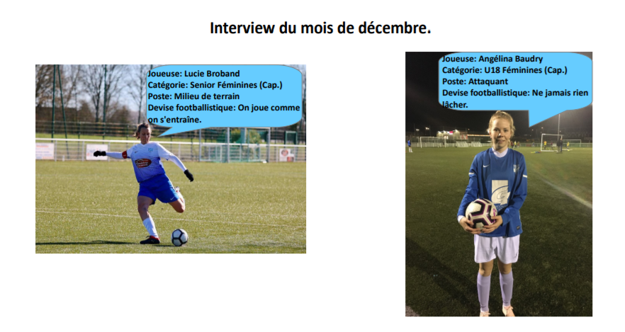 ITW de Lucie & Angélina