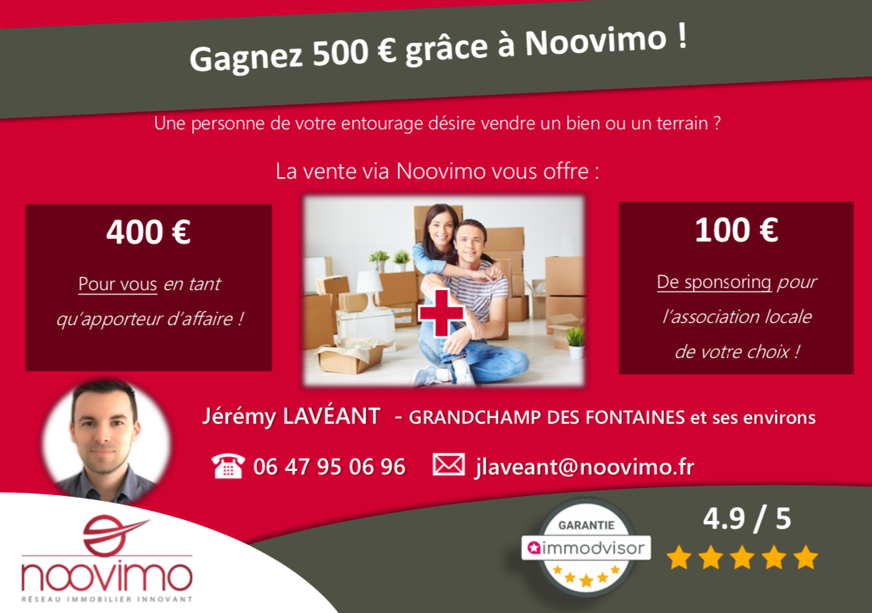 Gagnez 500€ grâce à Noovimo !