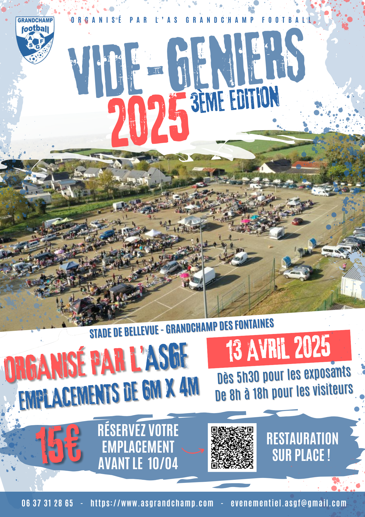 VIDE GRENIERS ASGF - 16 AVRIL 2023