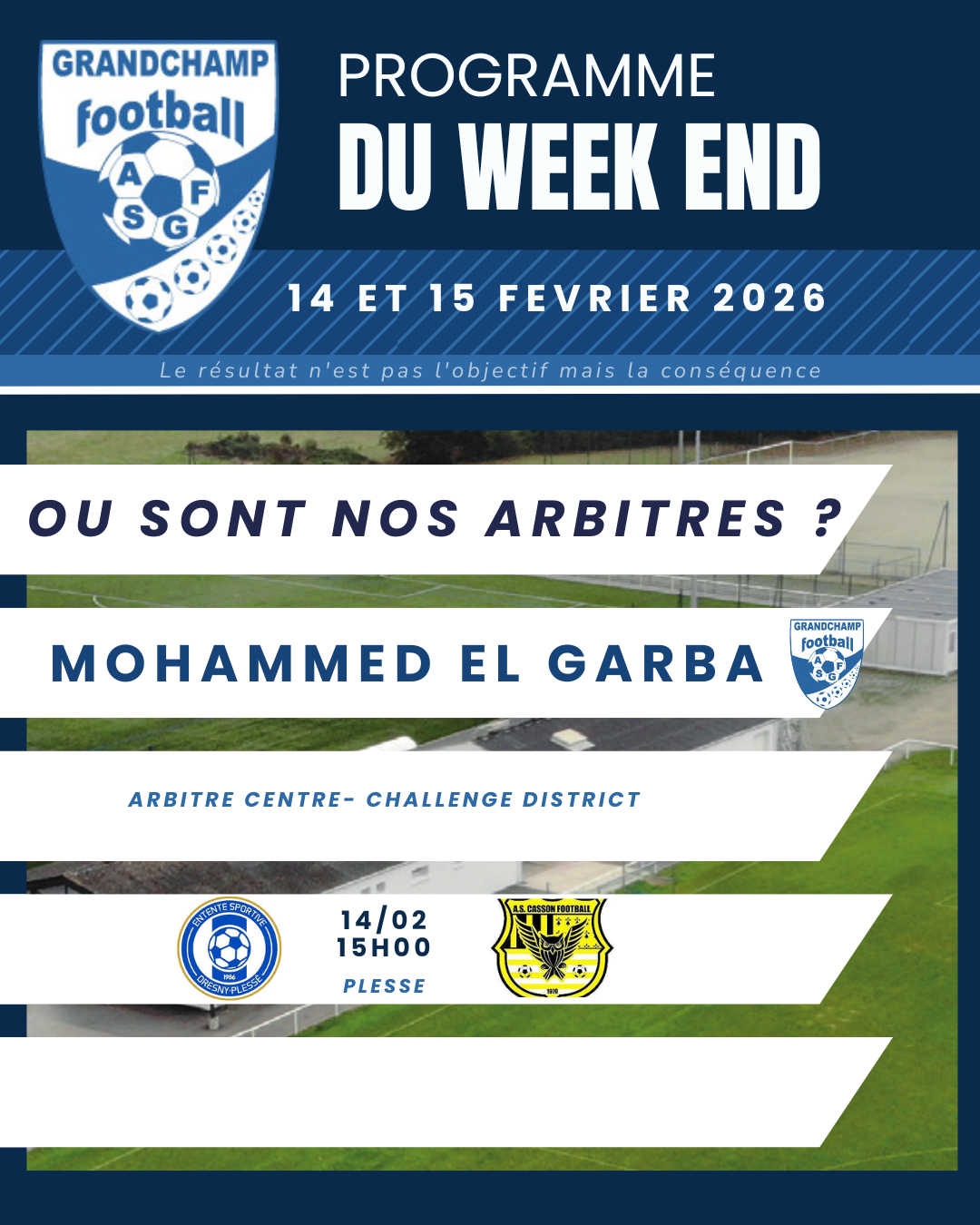 AGENDA DU WEEKEND
