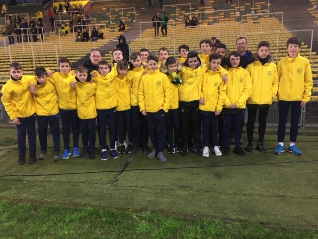 Nos U15-U13 lors du match FC NANTES / METZ Nos U15-U13 lors du match FC NANTES / METZ